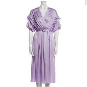 Kate Spade Lilac faux wrap Dress